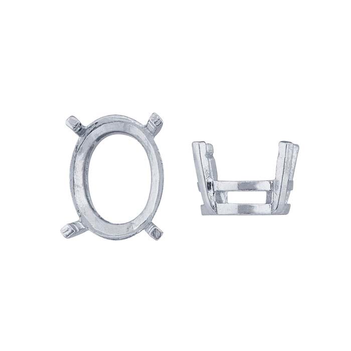 Oval Pre-Notched Legendary™ 4-Prong Setting