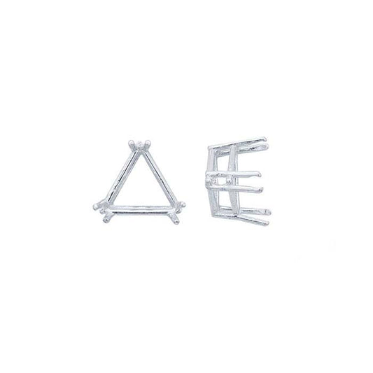 Impostazione ReadySet™ a 6 punte triangolare da 10 mm in argento sterling