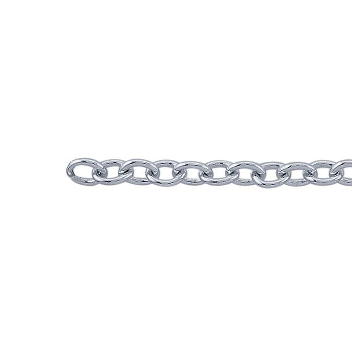 Sterling Silver Round Cable Chain