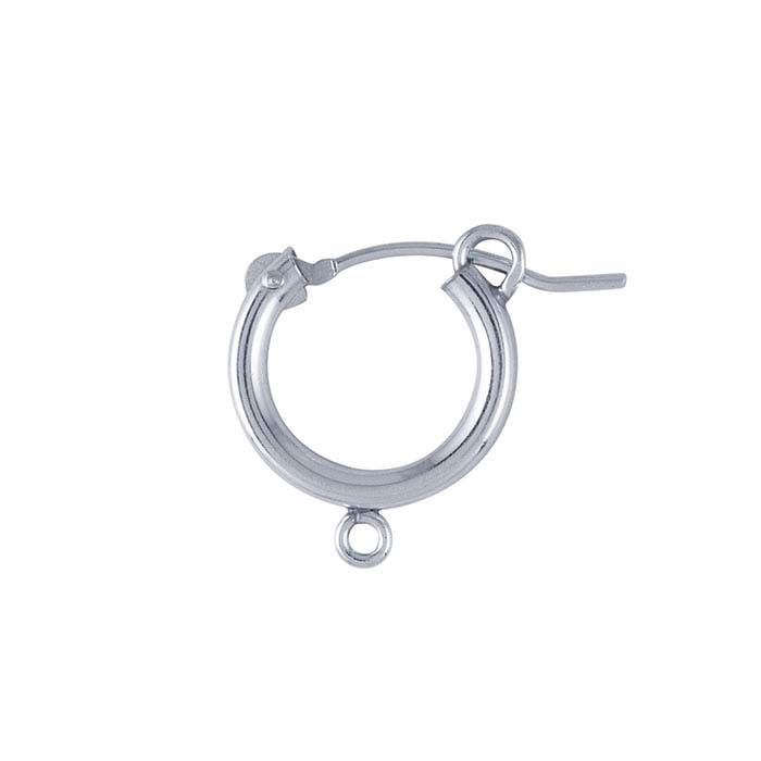 Tubing Hoop Earrings with Closed Ring