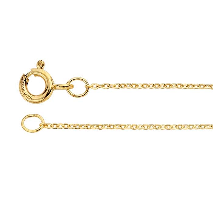 14/20 Yellow Gold-Filled Flat Oval Cable Chain