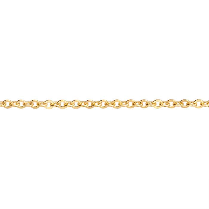 14/20 Yellow Gold-Filled Flat Oval Cable Chain