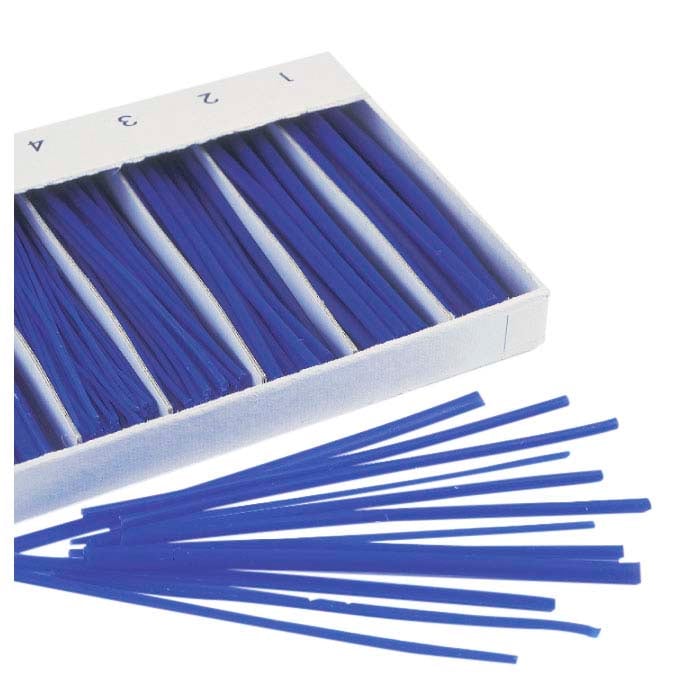 Modeler's Blue Wax Square and Rectangle Wire Assortment