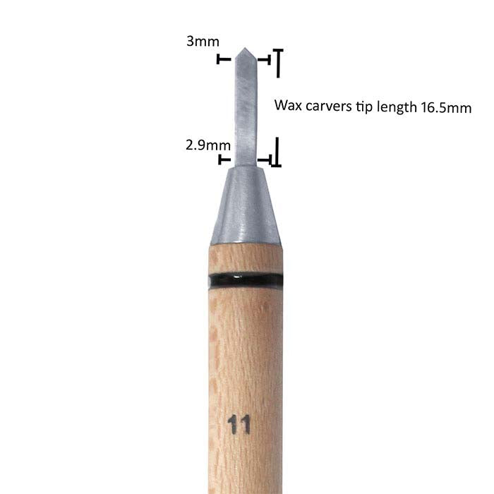 Wolf Wax Tool Set, Styles #7-#12, Fine