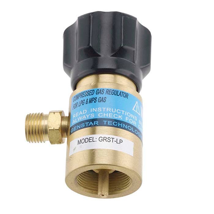 Non-Gauge Regulator for Disposable Propane Tank