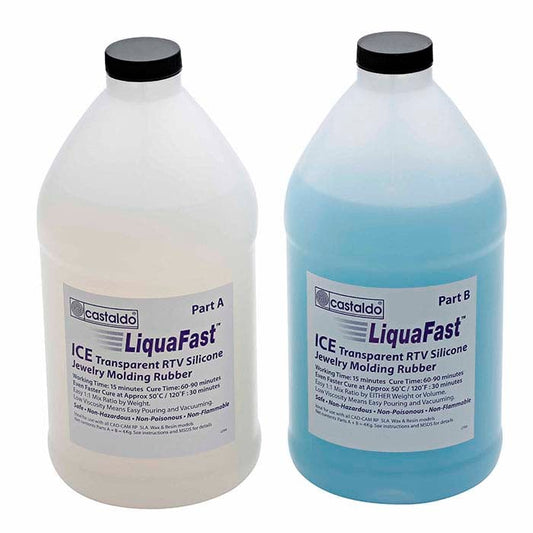 LiquaFast™ ICE RTV silikonowy materiał do formowania, 4 kg