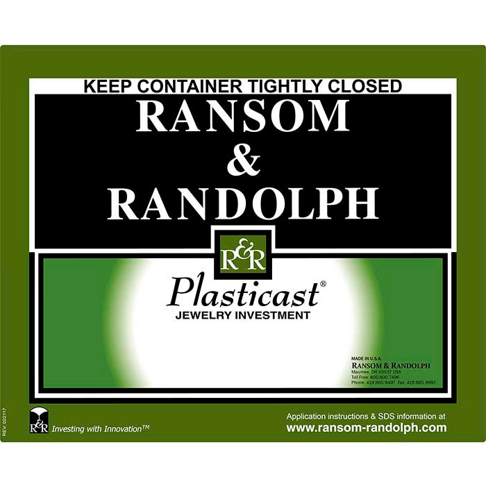 Ransom & Randolph® Plasticast® gjutmassa, 19,96 kg.