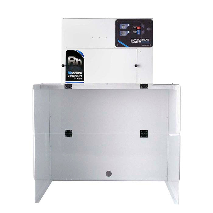 Quatro Air Desktop Mounted Rhodium Filter Cabinet