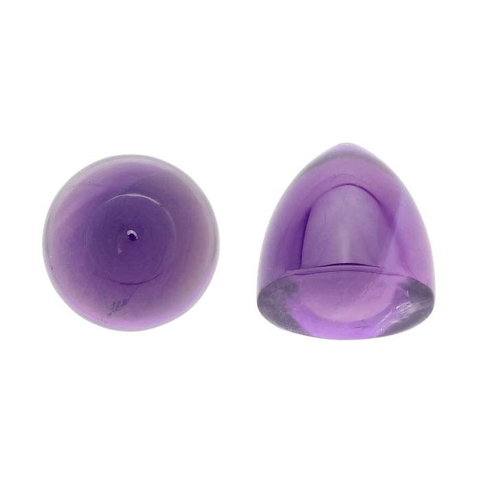 Amethyst 3mm Bullet Cabochon, AA-Grade