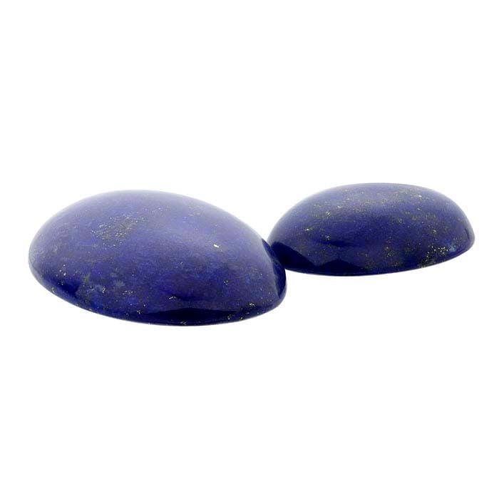 Lapis Lazuli Oval Cabochons, AA-Grade