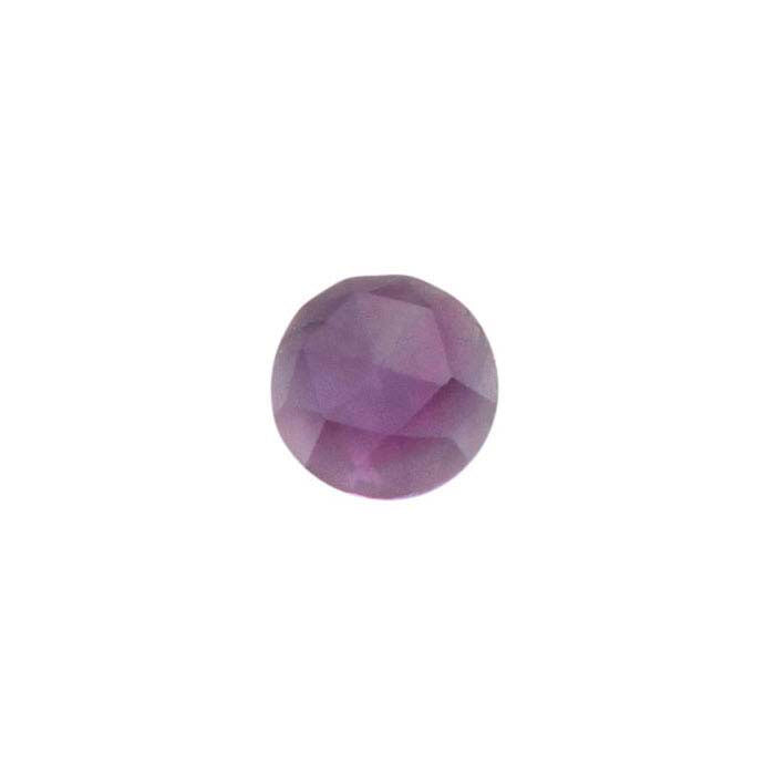 Amethyst Round Rose-Cut Cabochon
