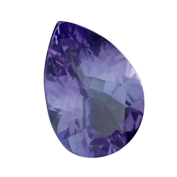 Tanzanite 8 x 6mm Pear Faceted Gemstone, AA-Grade