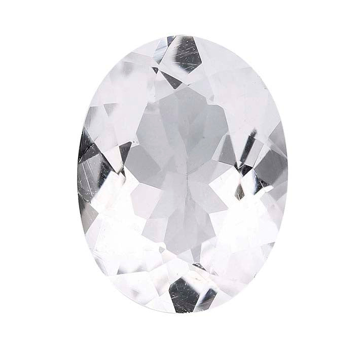 American Mined™ Arkansas Ice Quartz™ Oval Faceted Gemstones, AAA-Grade