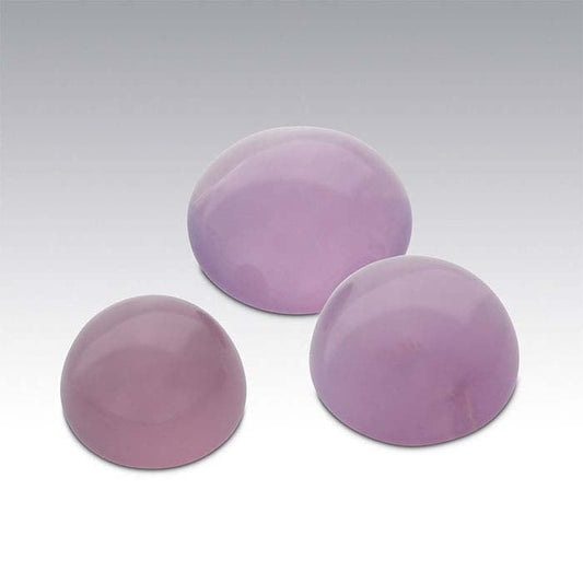 American Mined™ Nevada Purple Chalcedony 4mm Round Cabochon