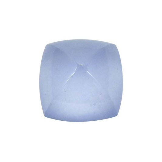 Blue Chalcedony Sugarloaf Cabochon