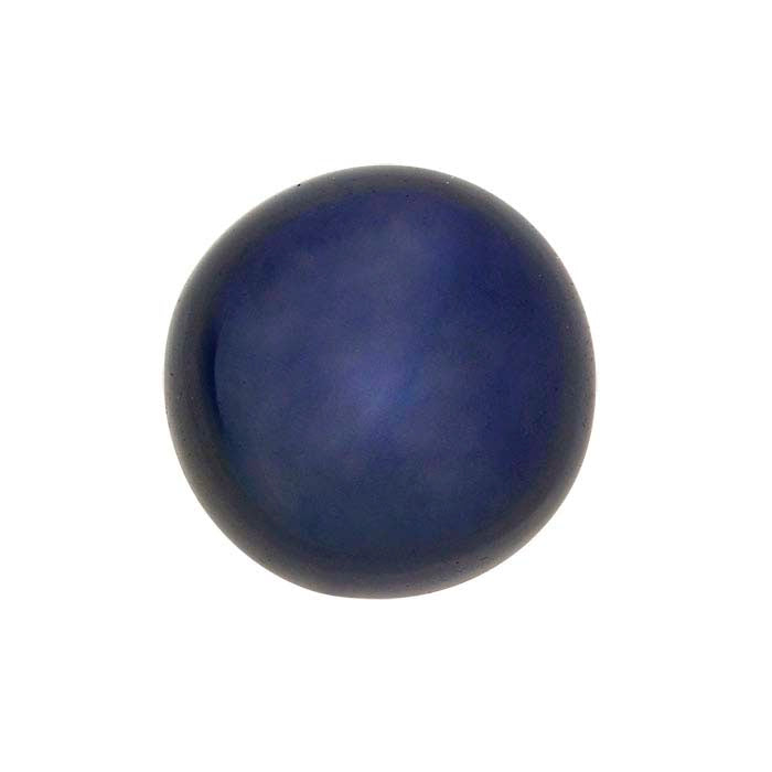 Lab-Grown Sapphire Round Cabochon