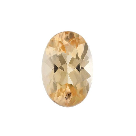 Precious Topaz Oval Faceted Gemstone