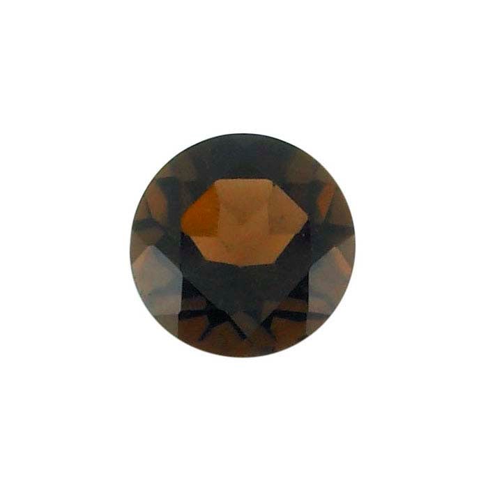 Smoky Quartz Round Faceted Gemstones, AA-Grade
