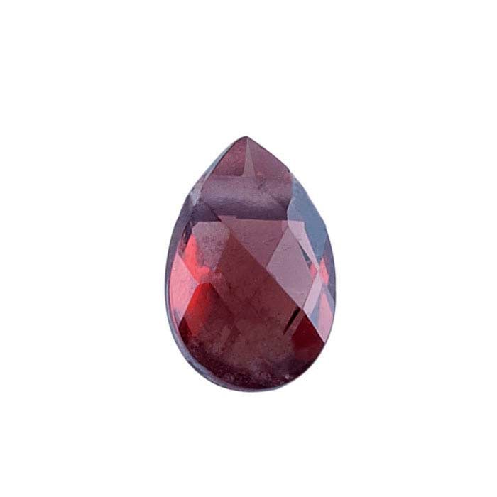 Garnet Pear-Shaped Briolette Bead