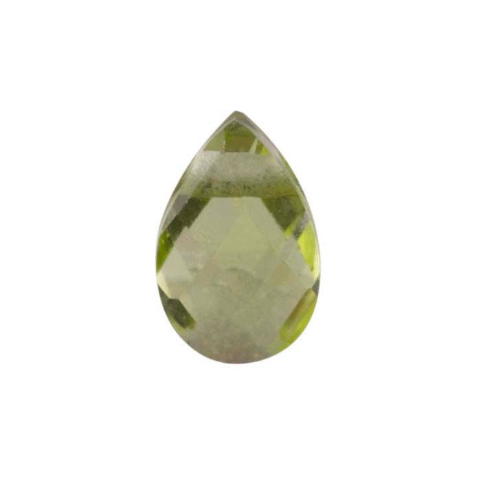 Peridot Pear-Shaped Briolette Bead Strand