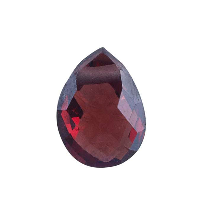 Garnet Pear-Shaped Briolette Bead