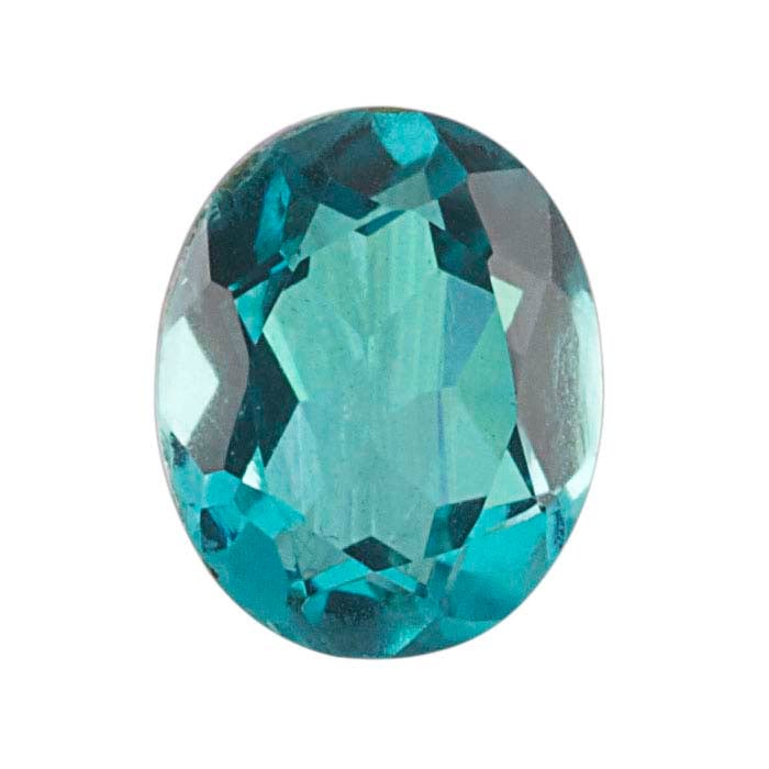 "Paraiba" Crystal Quartz Oval Triplet Faceted Gemstone
