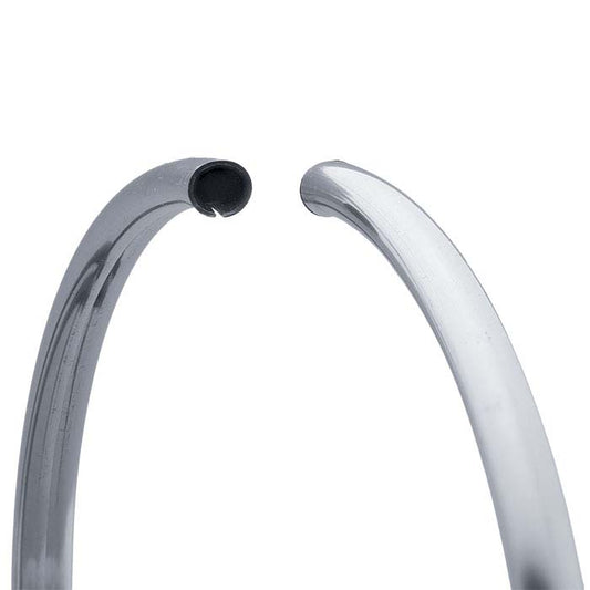 14K Witgouden 2,7mm Ovale Buis, Hard