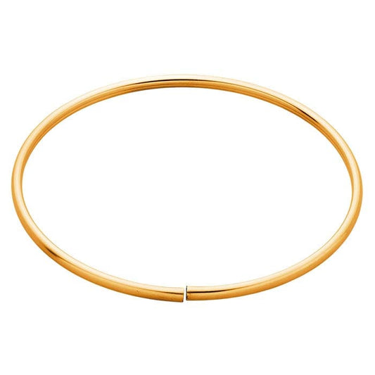 14K geelgouden 2,7 mm ovale buis, hard