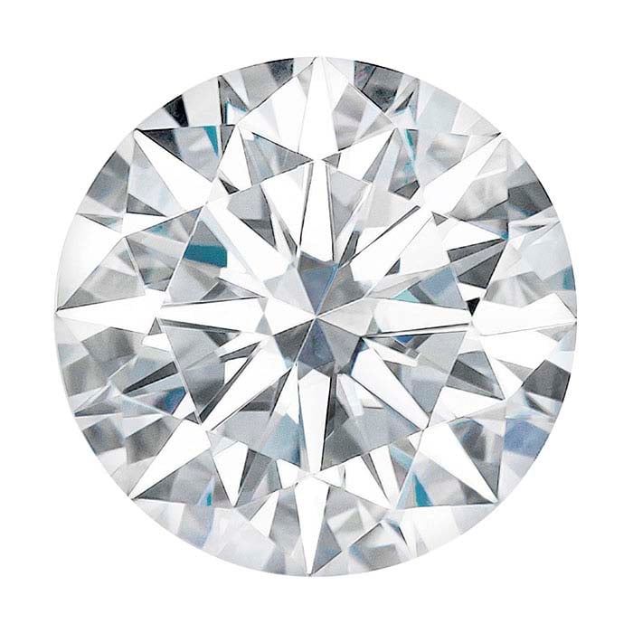 Charles & Colvard® Forever One™ Moissanite Round Faceted Gemstone, Near-Colorless