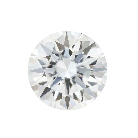 تشارلز آند كولفارد® فوريفر ون™ موسانيت ٥مم حجر كريم مقطوع بشكل دائري بنمط القلوب والسهام، عديم اللون