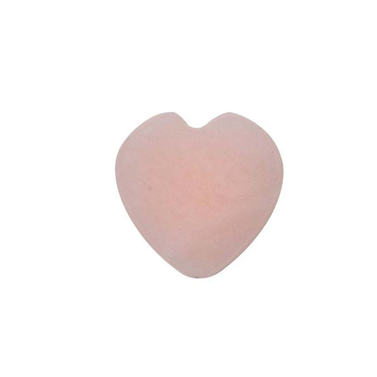 Pink Opal Flat Top Heart Cabochon