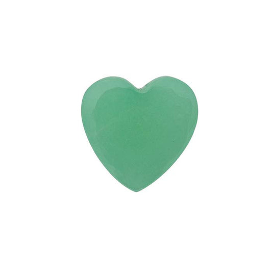Chrysoprase Flat Top Heart Cabochon