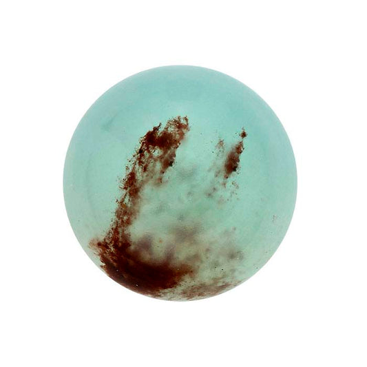 Aqua Blue Chalcedony 8mm Round Cabochon