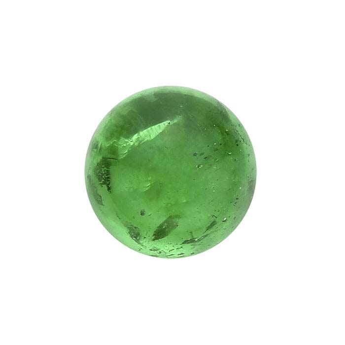 Tsavorite Garnet Round Cabochon