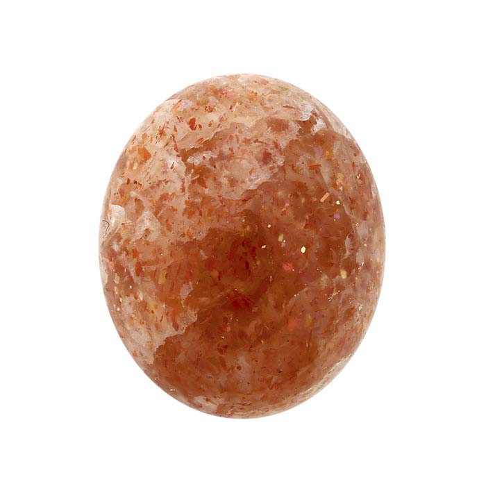 Orange Sunstone Oval Cabochon