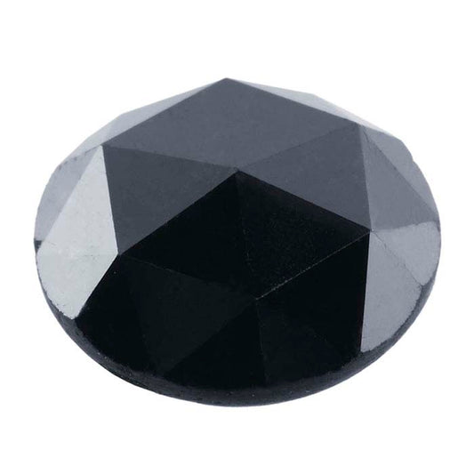 Treated Black Diamonds Round Rose-Cut