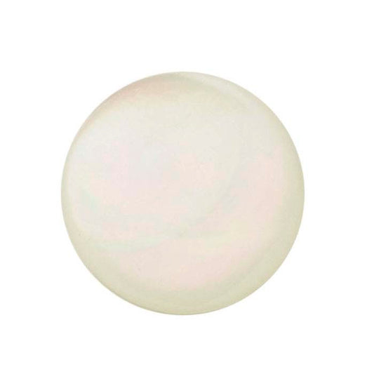 White Mother-of-Pearl Round Cabochon