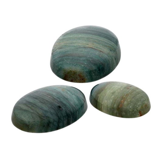 American Mined™ Oregon Grauer Jaspis 16 x Ovaler Cabochon