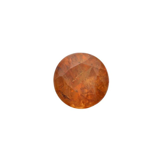 American Mined™ Washington Hessonite Garnet Round Faceted Gemstone