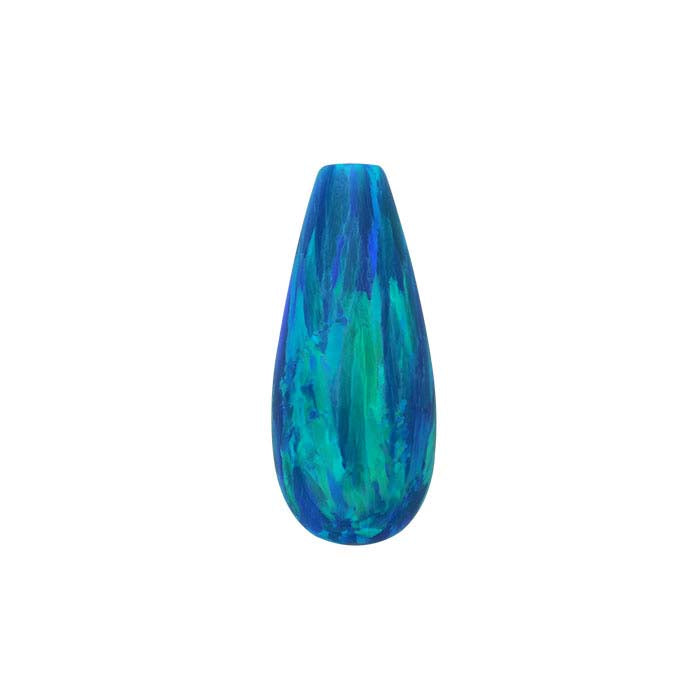 Kyocera Peacock Opal 14 x 6mm Drop