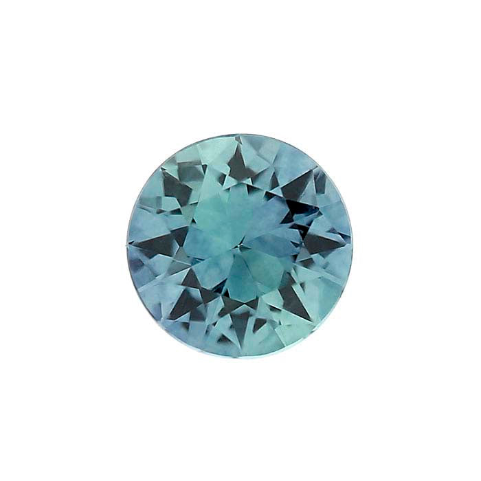 American Mined™ Teal Montana Sapphire™ Round Faceted Gemstone