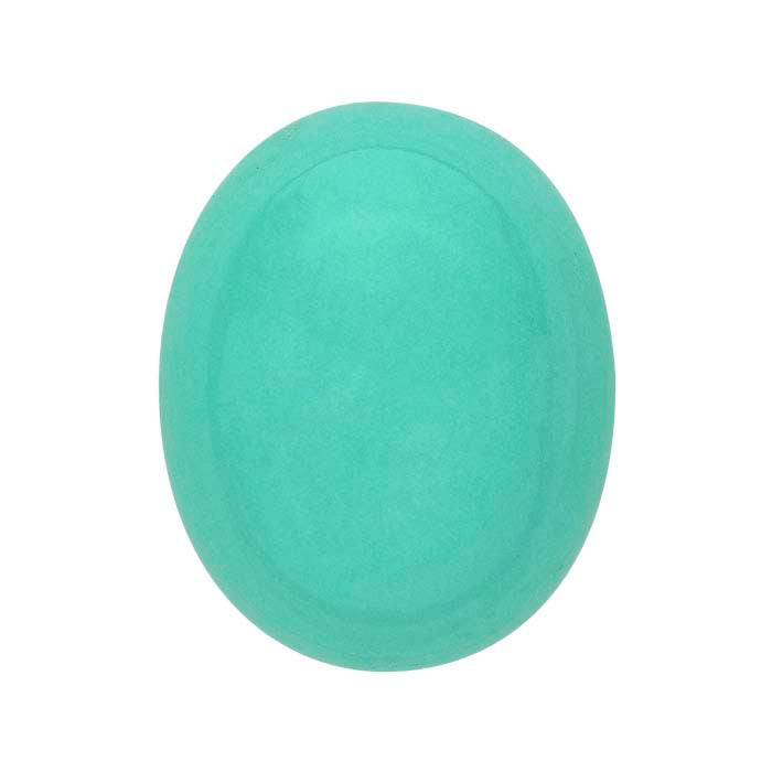 Mint-Green Chrysoprase Oval Cabochon