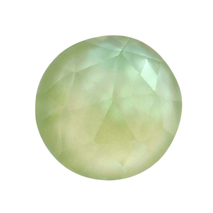 Peridot Round Rose-Cut Cabochon