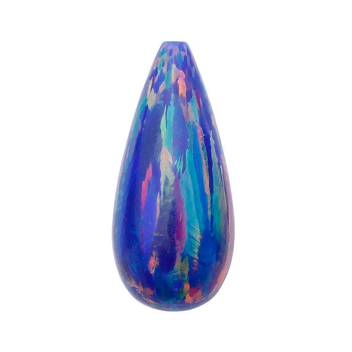 Kyocera Starry Night Opal 18 x 8mm Drop
