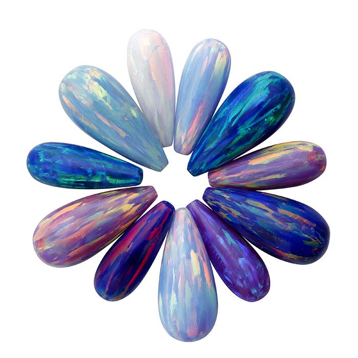 Kyocera Moon Yellow Opal Drop