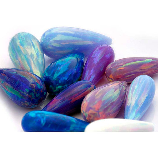 Kyocera Fire & Snow Opal 16 x 6mm Drop