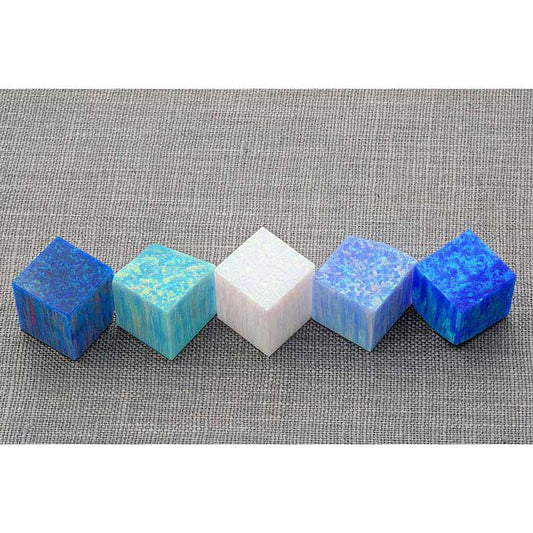 Kyocera Cornflower Blue Opal 19.05mm x 3/ Block