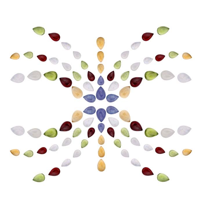 Garnet Pear Cabochon