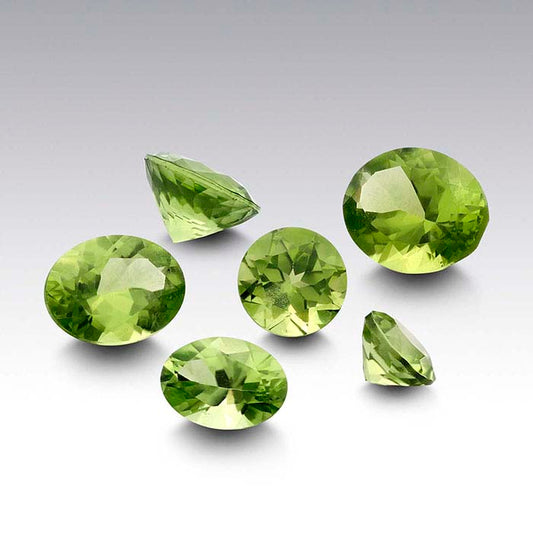 American Mined™ Arizona Peridot Round Faceted Gemstone