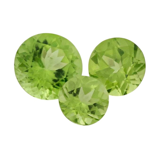 American Mined™ Arizona Peridot Round Faceted Gemstone